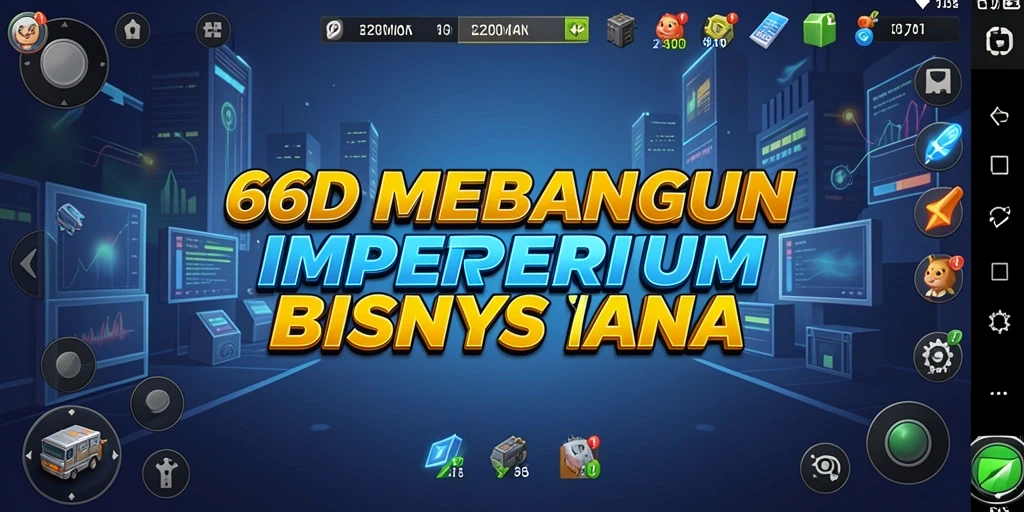 Tampilan gameplay seru dari 66D yang menunjukkan usaha yang dibangun.