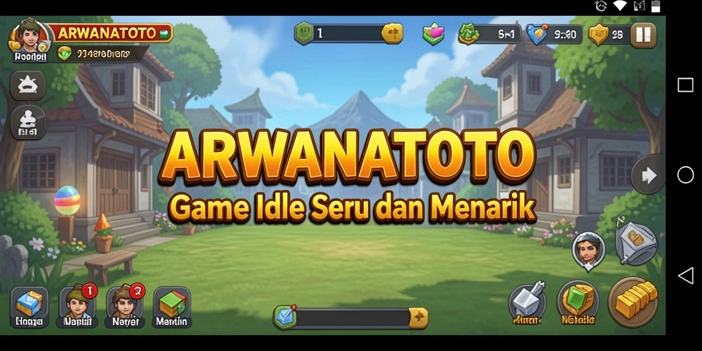 Tampilan gameplay ARWANATOTO yang menarik dan intuitif.
