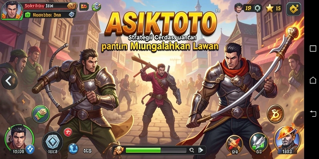Screenshot gameplay <strong>ASIKTOTO</strong> menampilkan strategi seru melawan lawan.