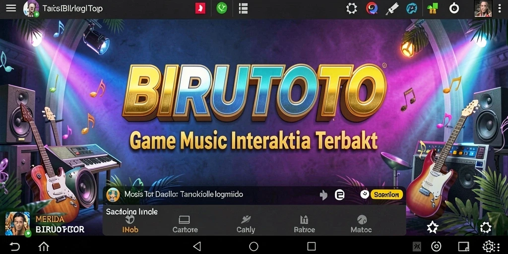 Tampilan gameplay dari BIRUTOTO yang mengasyikkan.