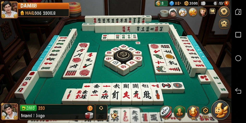 Tampilan screenshot utama DAM88 dengan gameplay Mahjong yang menarik.