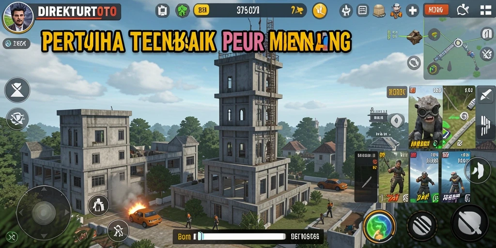 Gameplay menara pertahanan yang seru dan menantang.