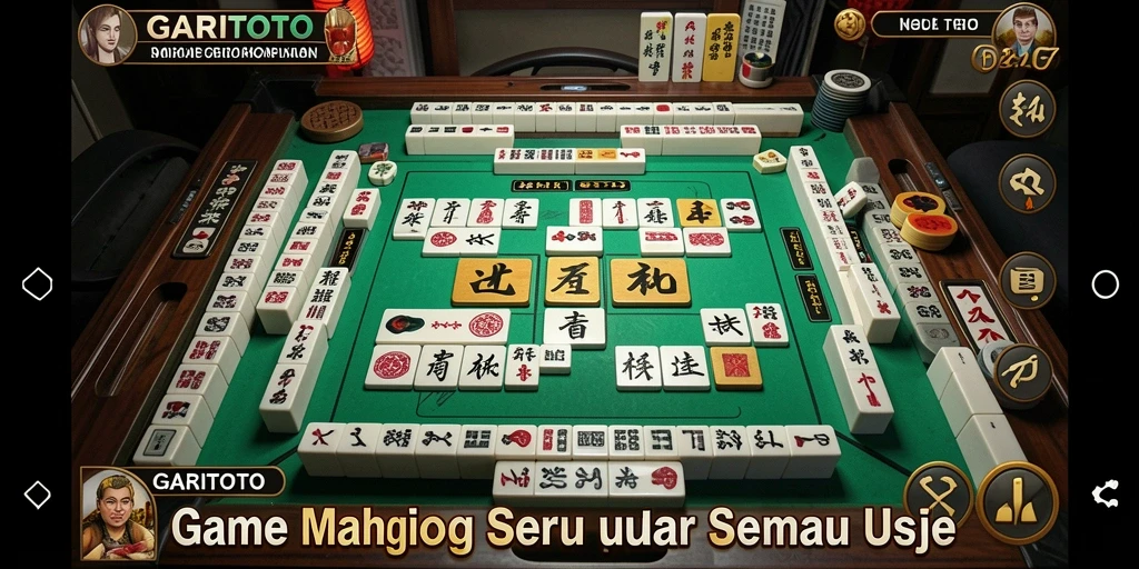 Screenshot GARITOTO menunjukkan pengalaman gameplay Mahjong yang seru dan menantang.