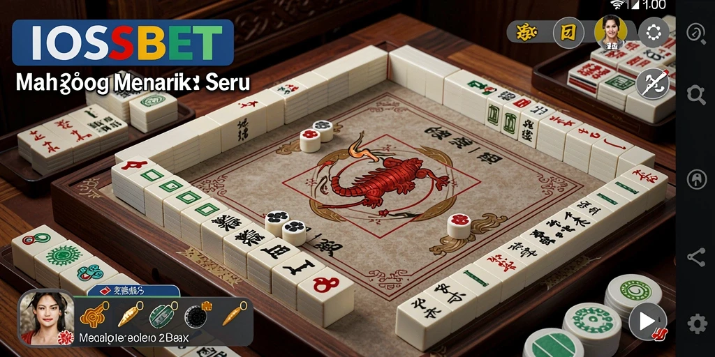 Tampilan gameplay menarik dari <strong>IOSBET</strong> dengan papan Mahjong klasik.