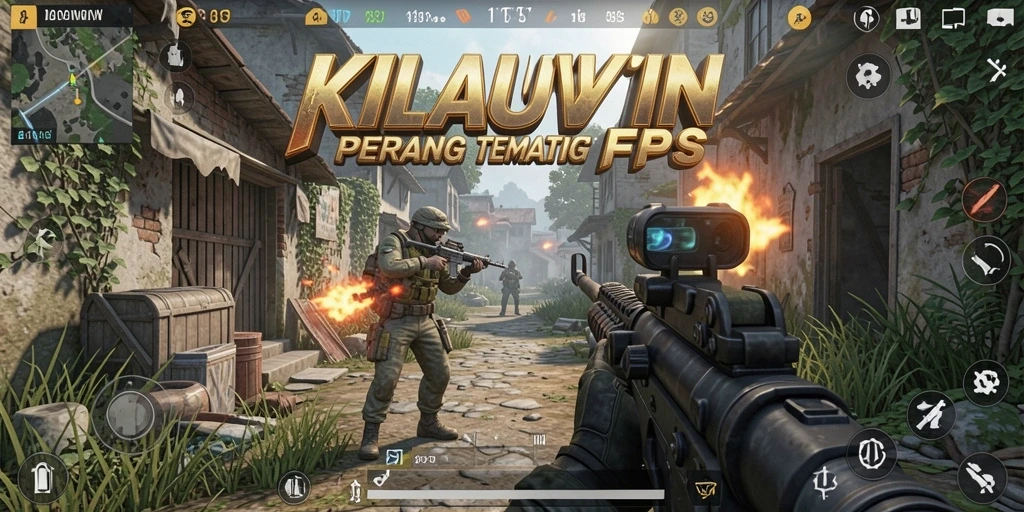 Gameplay KILAUWIN yang intens dan penuh aksi FPS.
