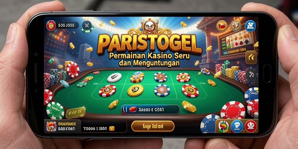 Gameplay menarik dalam aplikasi Kasino PARISTOGEL.