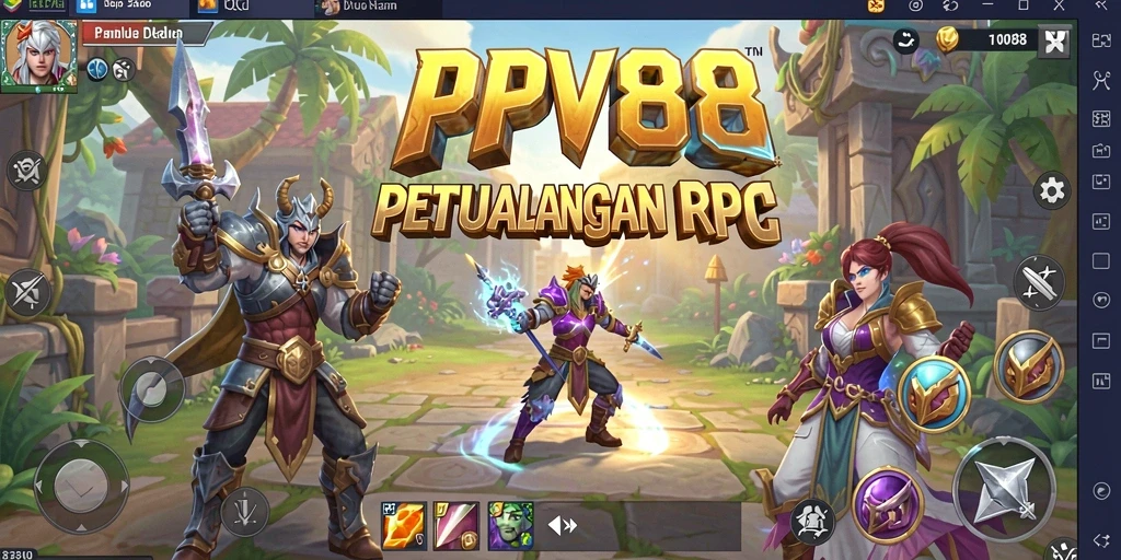 Tampilan menarik dari gameplay RPG di PPV88.